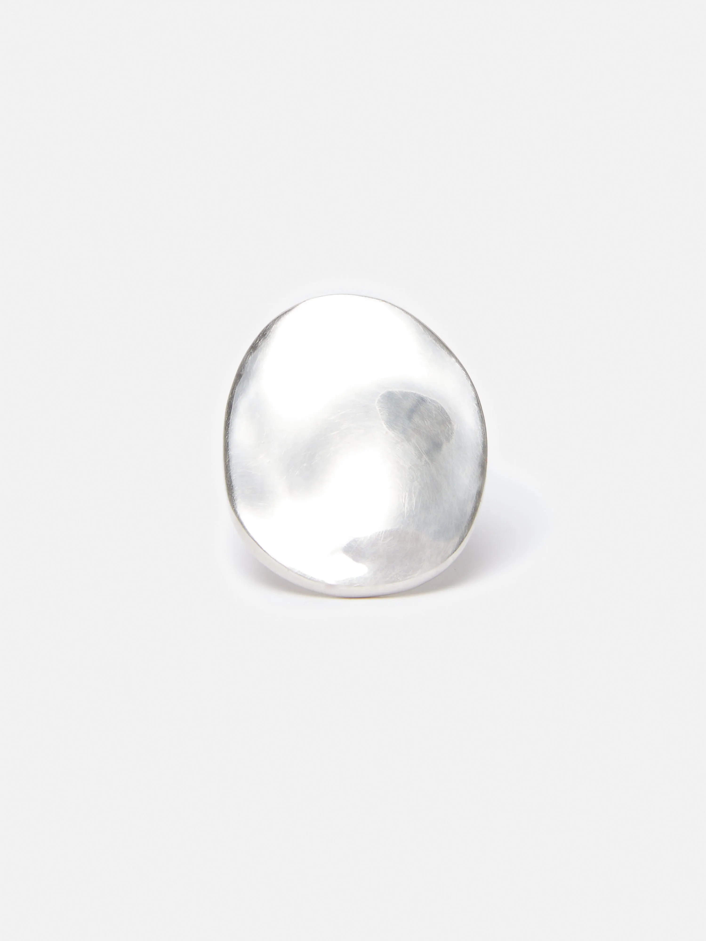 Hammered Disc Ring | Silver sold by Jigsaw product image thumbnail 4