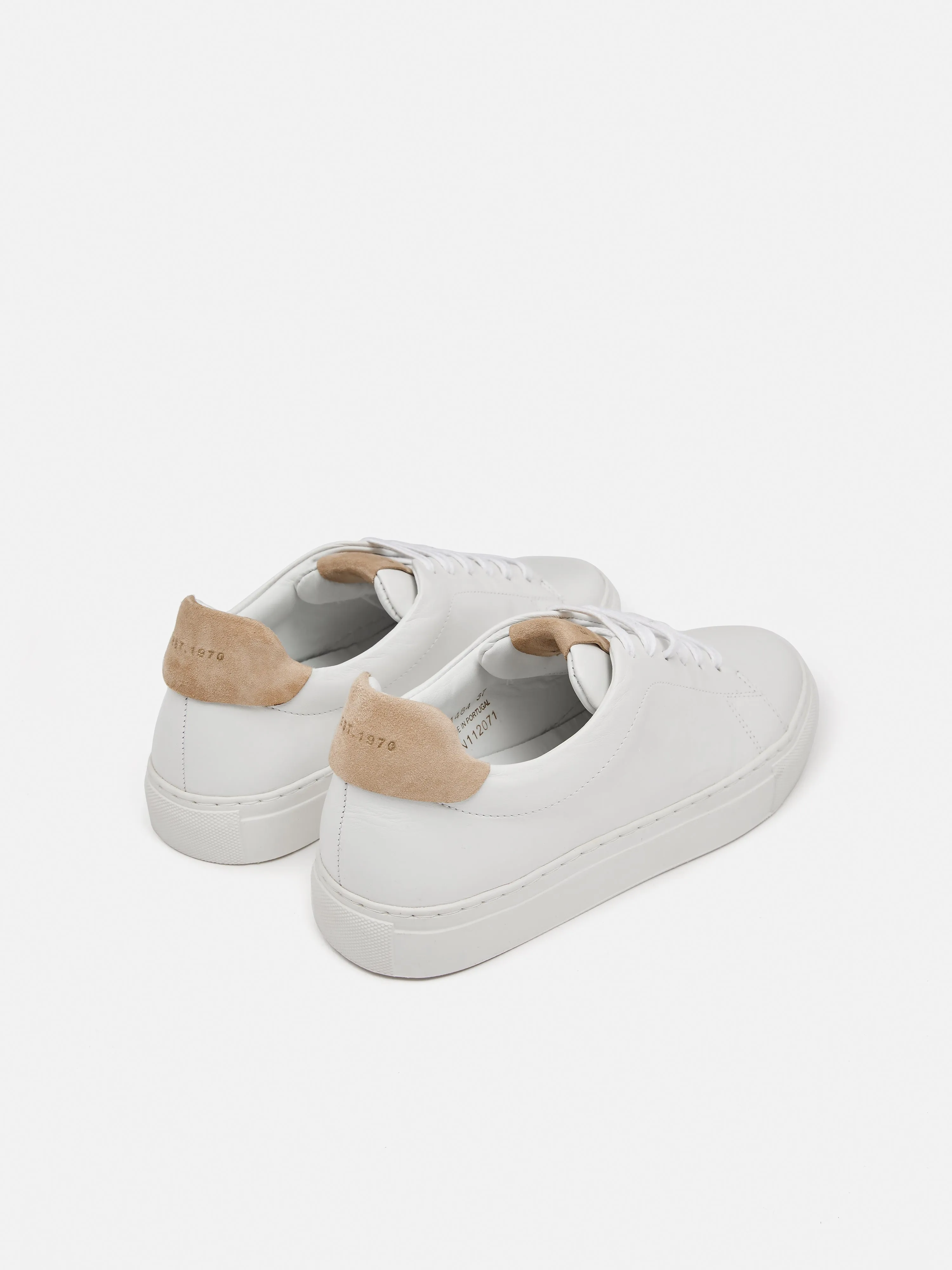 Miah Leather Trainer | White sold by Jigsaw product image thumbnail 4
