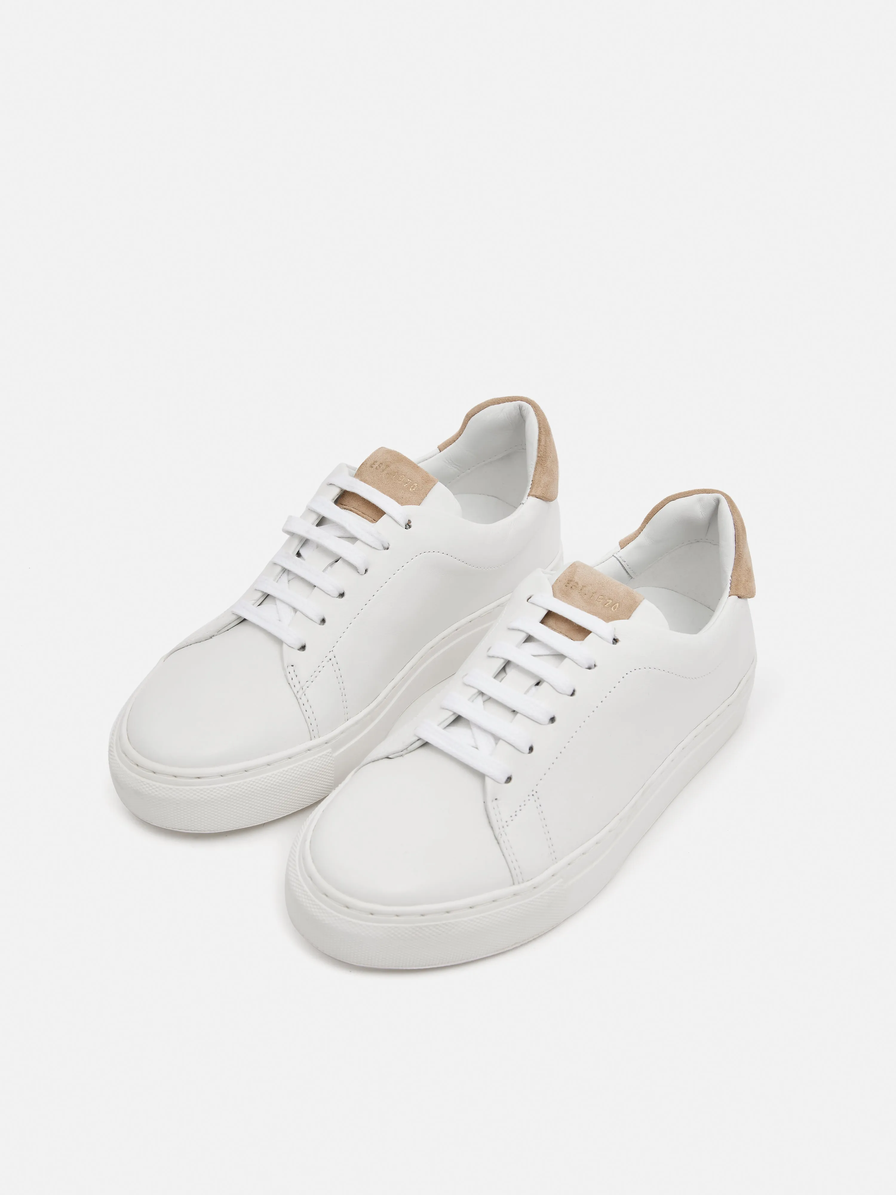 Miah Leather Trainer | White sold by Jigsaw product image thumbnail 2