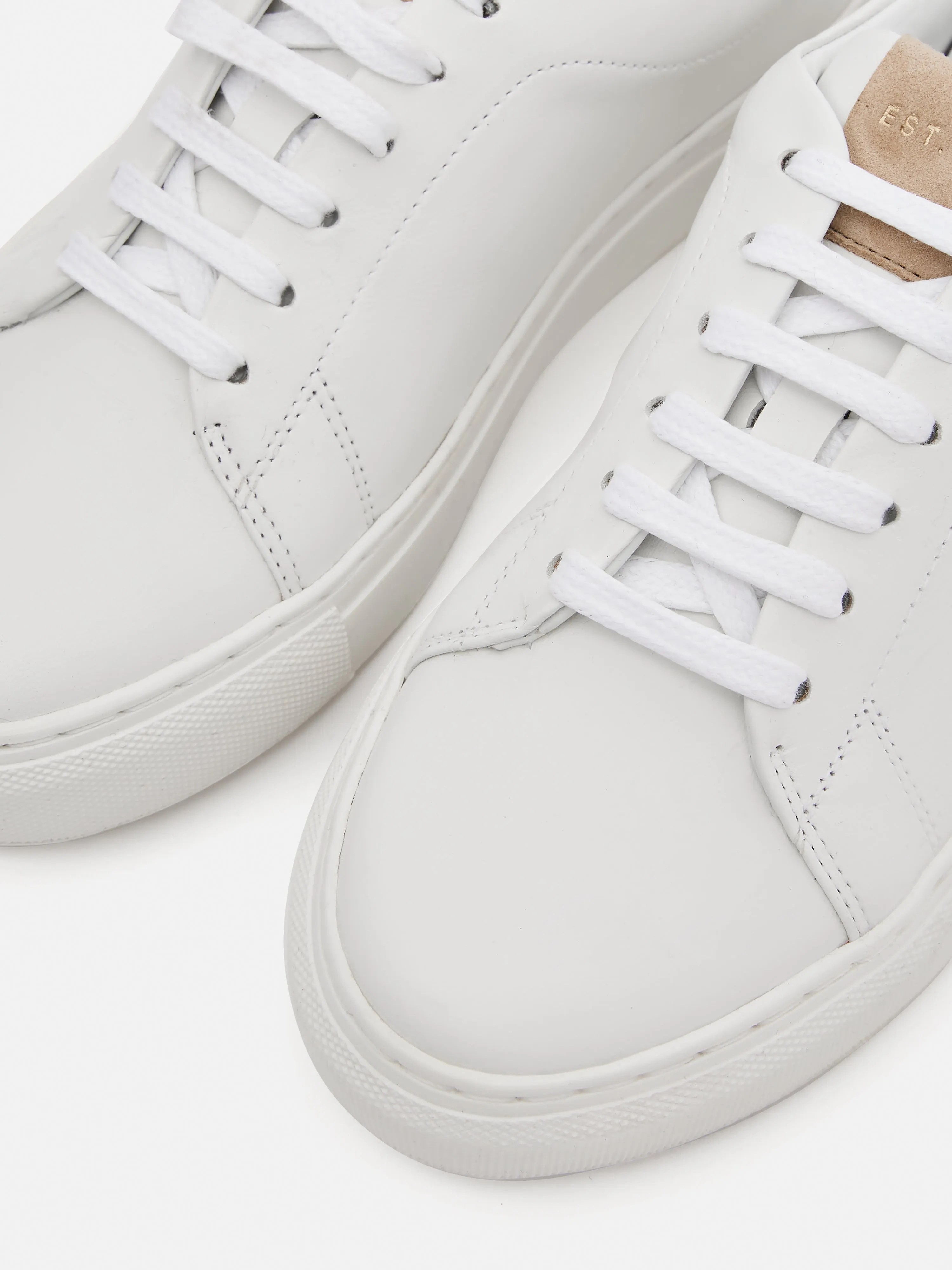 Miah Leather Trainer | White sold by Jigsaw product image thumbnail 3