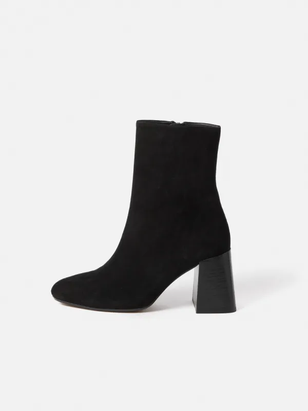 Fulham Suede Ankle Boot | Black sold by Jigsaw