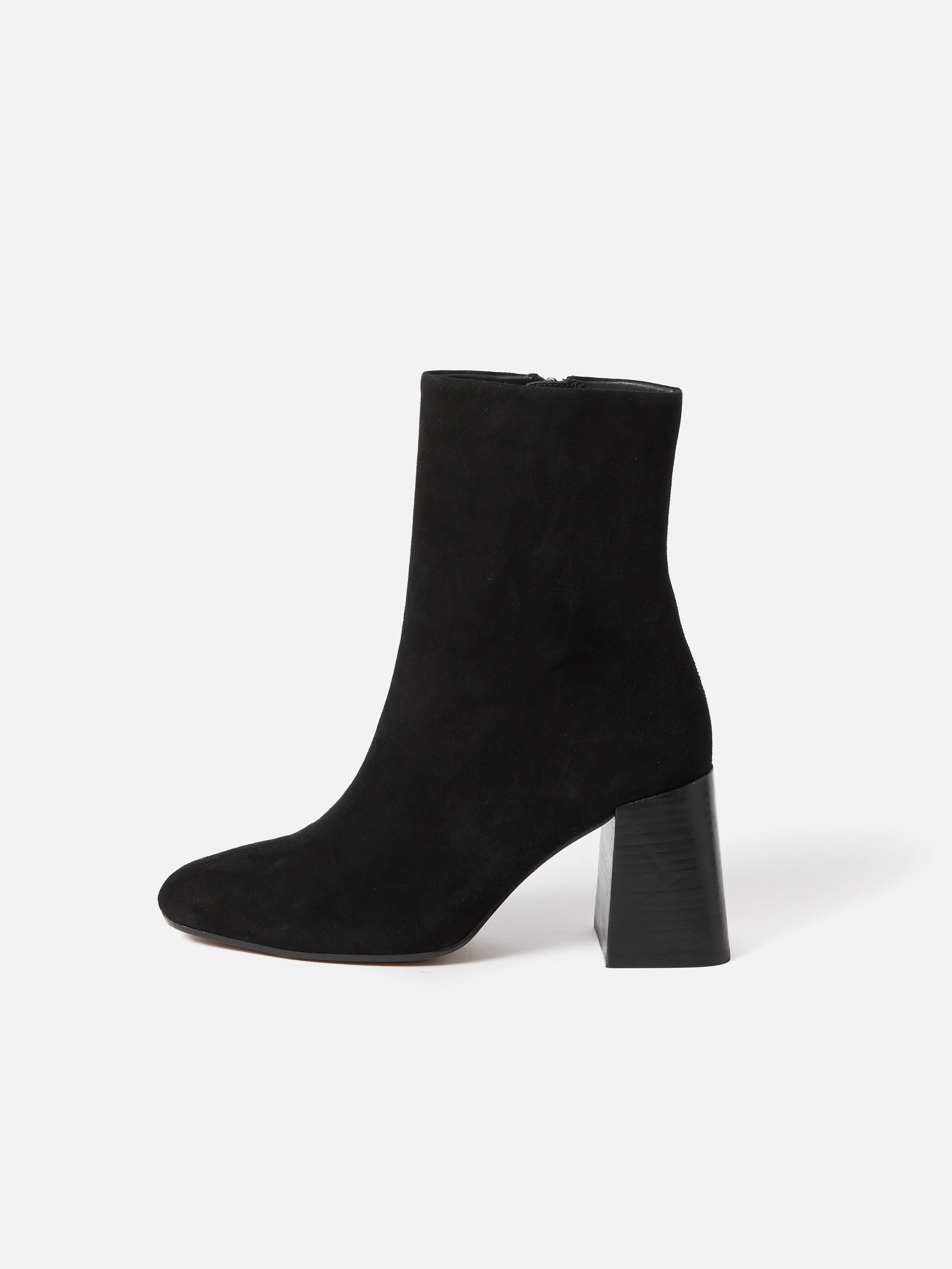 Fulham Suede Ankle Boot | Black sold by Jigsaw