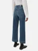Tyne Wide Leg Cropped Jean | Vintage Mid Blue sold by Jigsaw