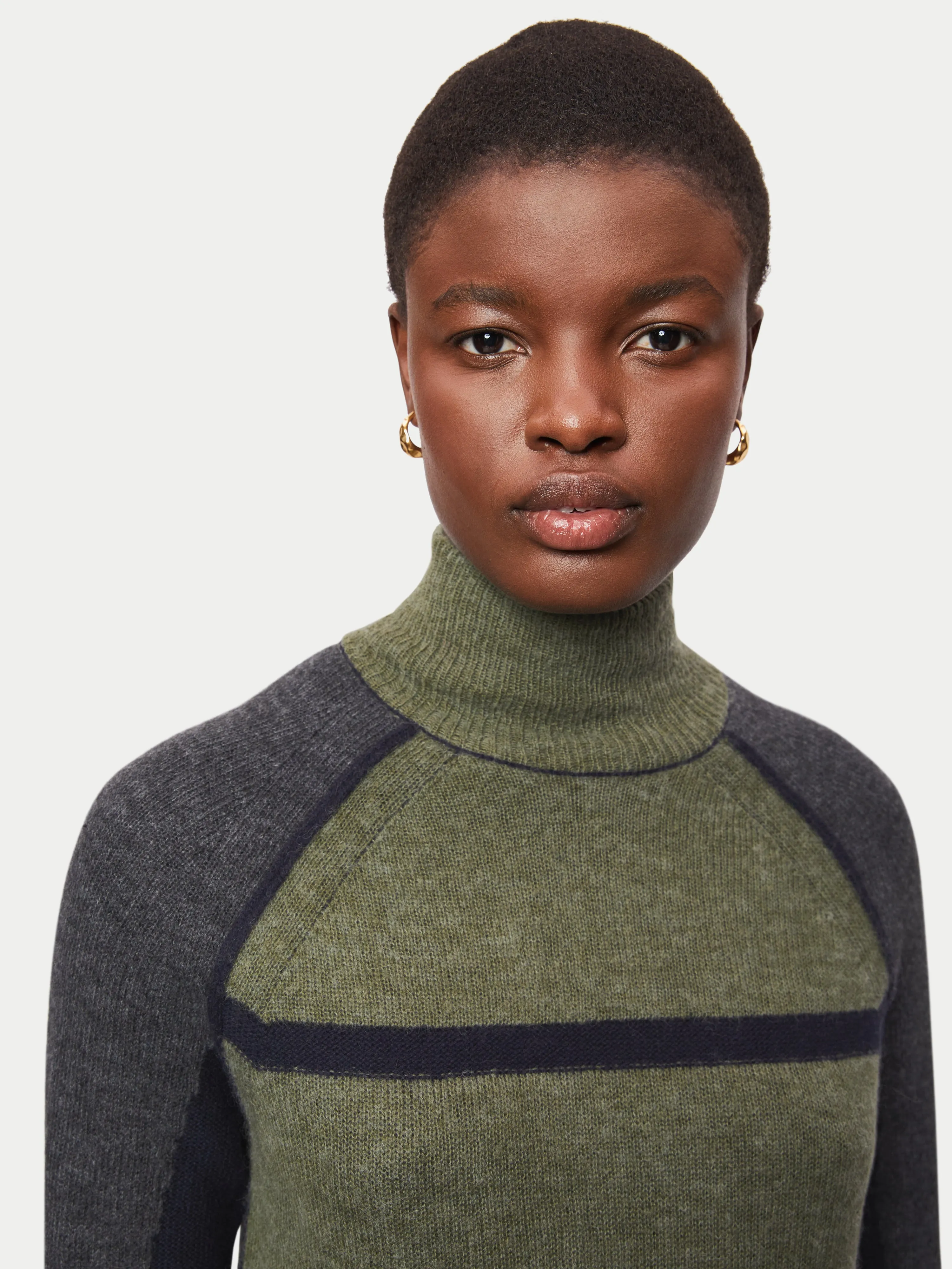 Merino Alpaca Blend Jumper | Green sold by Jigsaw product image thumbnail 2
