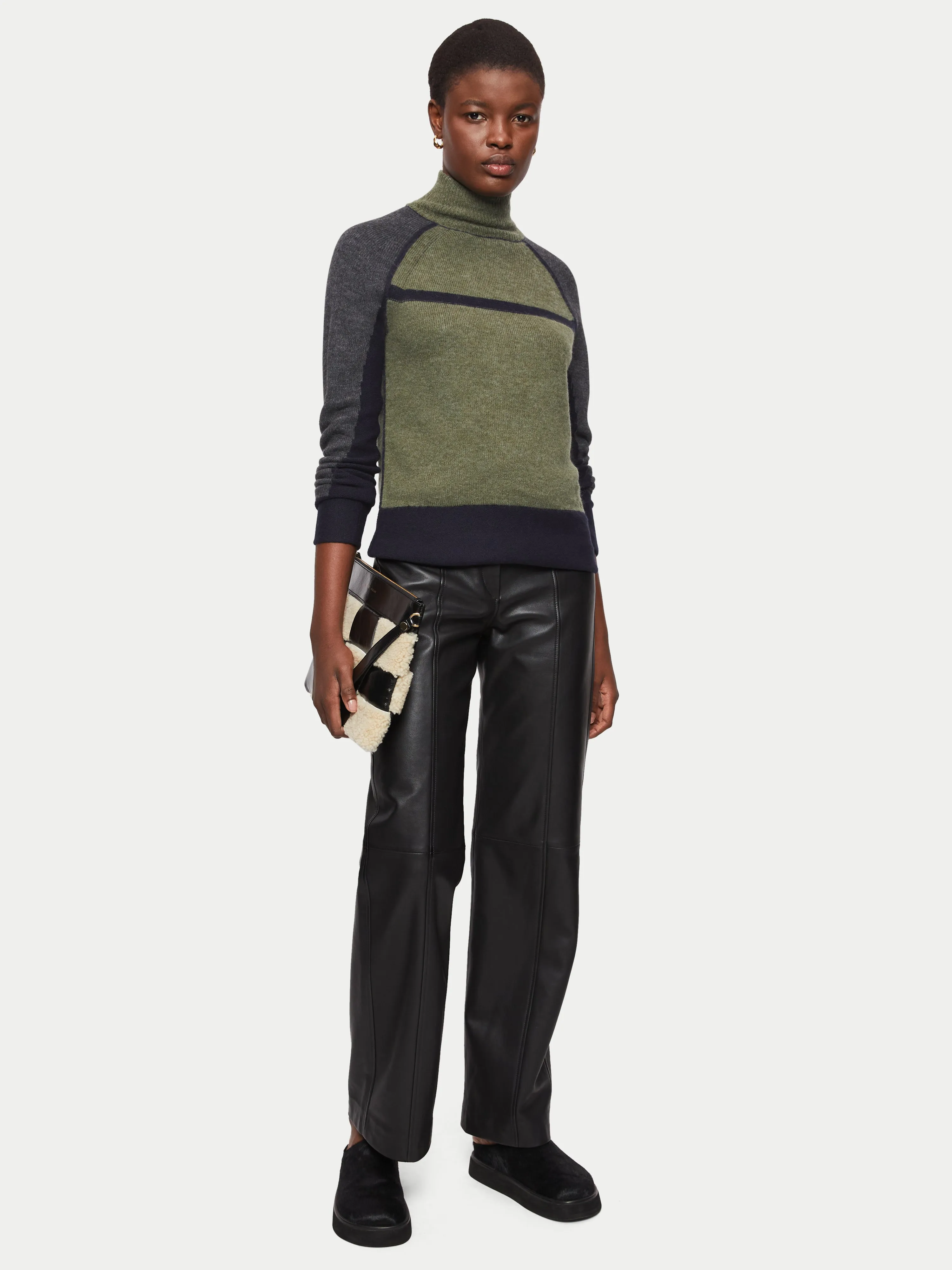Merino Alpaca Blend Jumper | Green sold by Jigsaw product image thumbnail 3