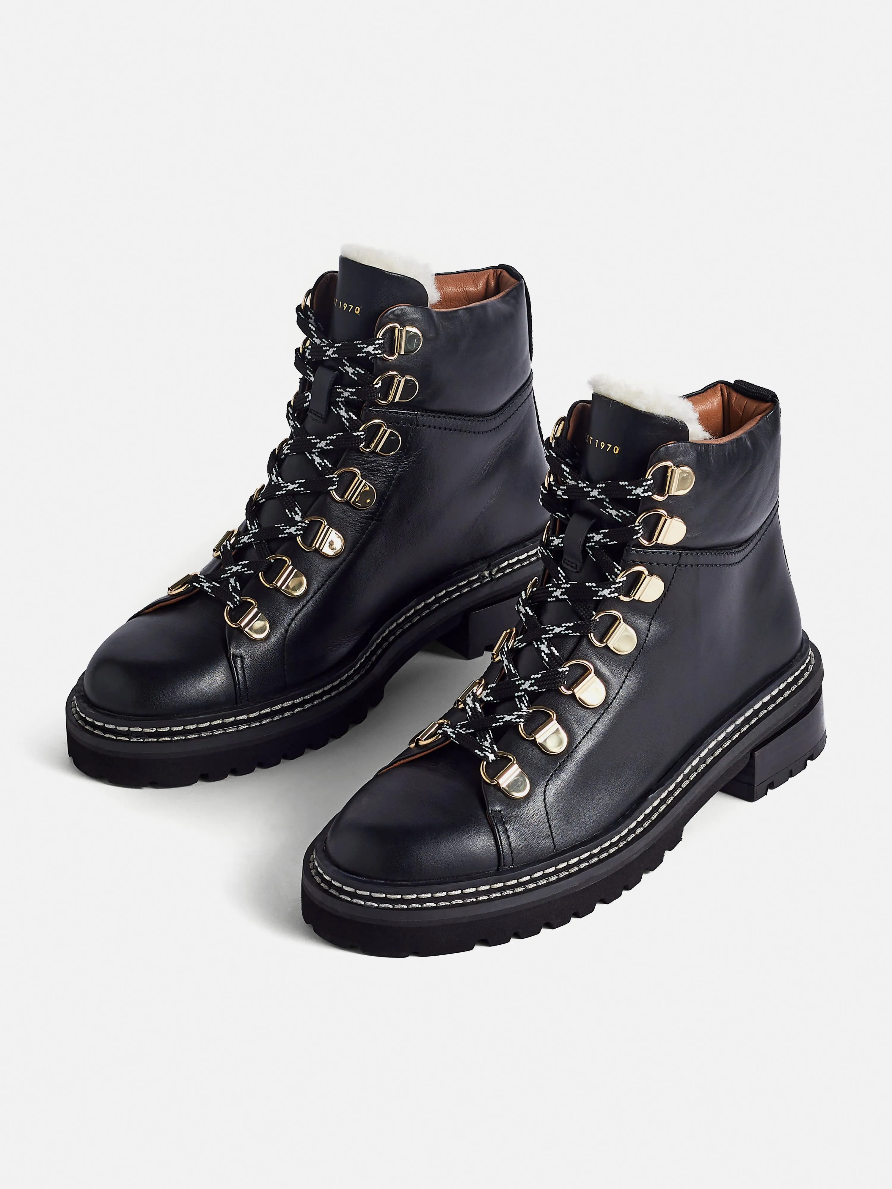 Otley Leather Trek Boot | Black sold by Jigsaw product image thumbnail 2