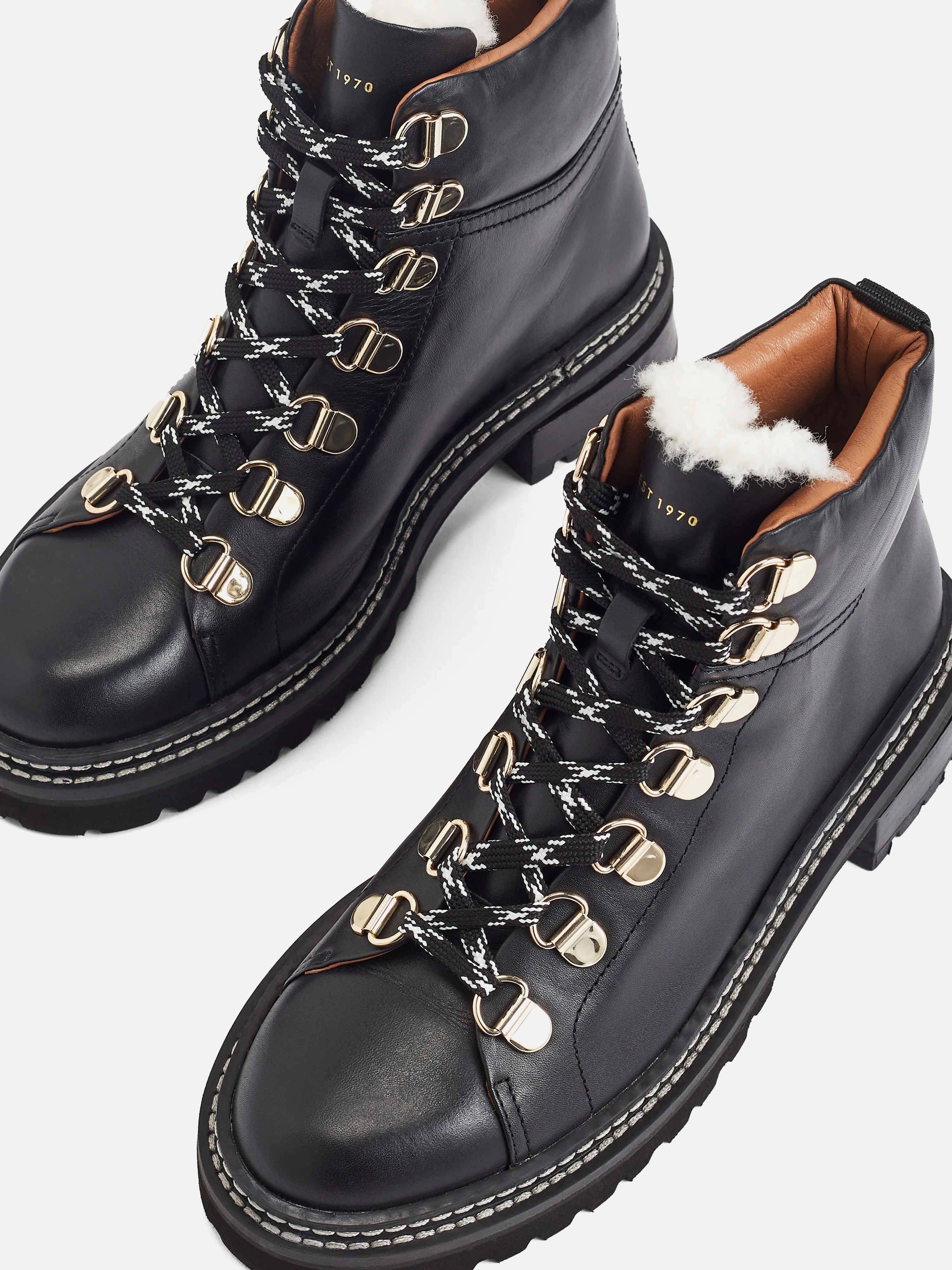 Otley Leather Trek Boot | Black sold by Jigsaw product image thumbnail 4