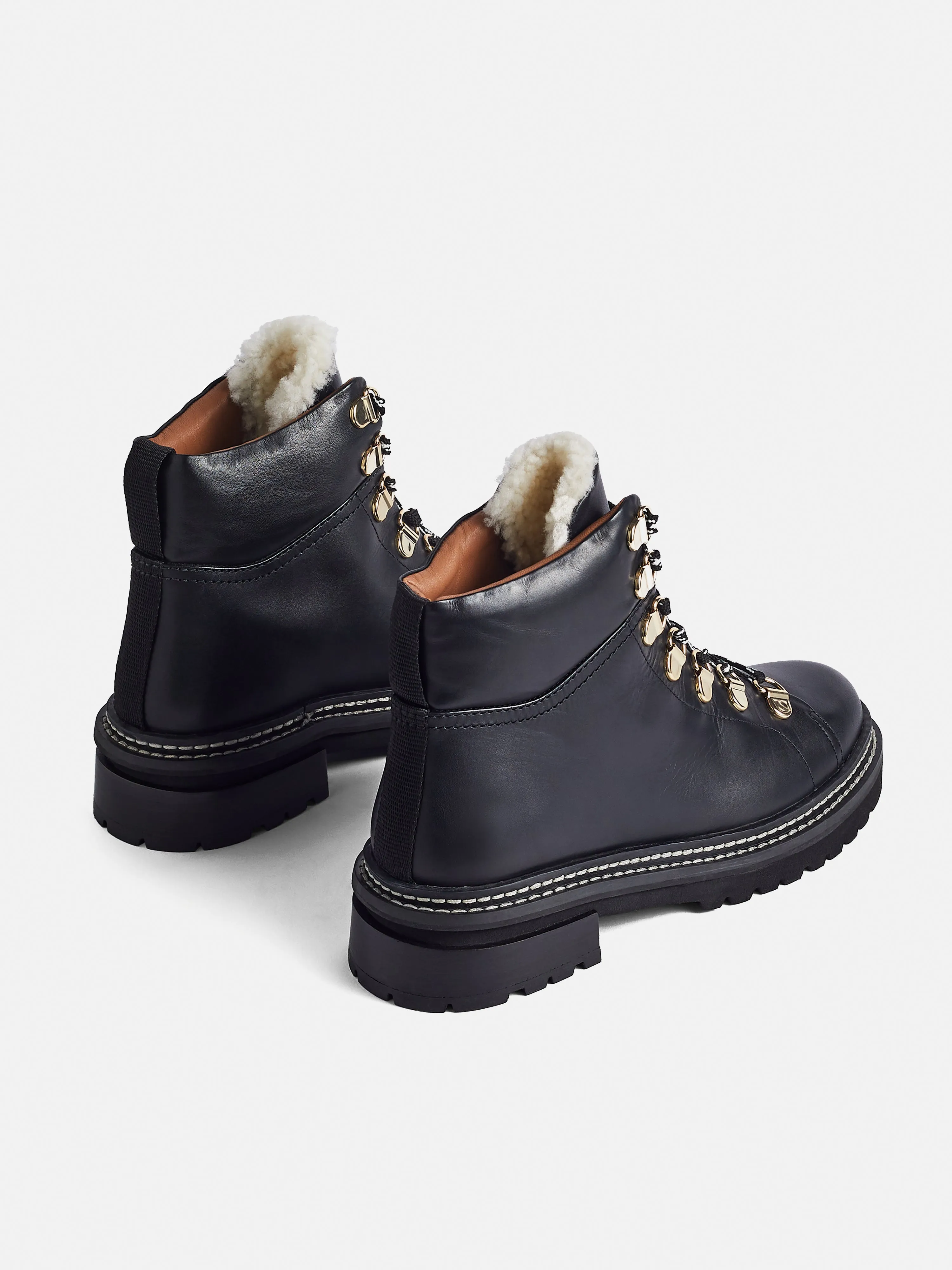 Otley Leather Trek Boot | Black sold by Jigsaw product image thumbnail 5