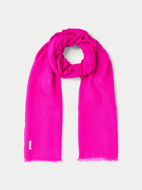 Wool Silk Pashmina | Pink sold by Jigsaw