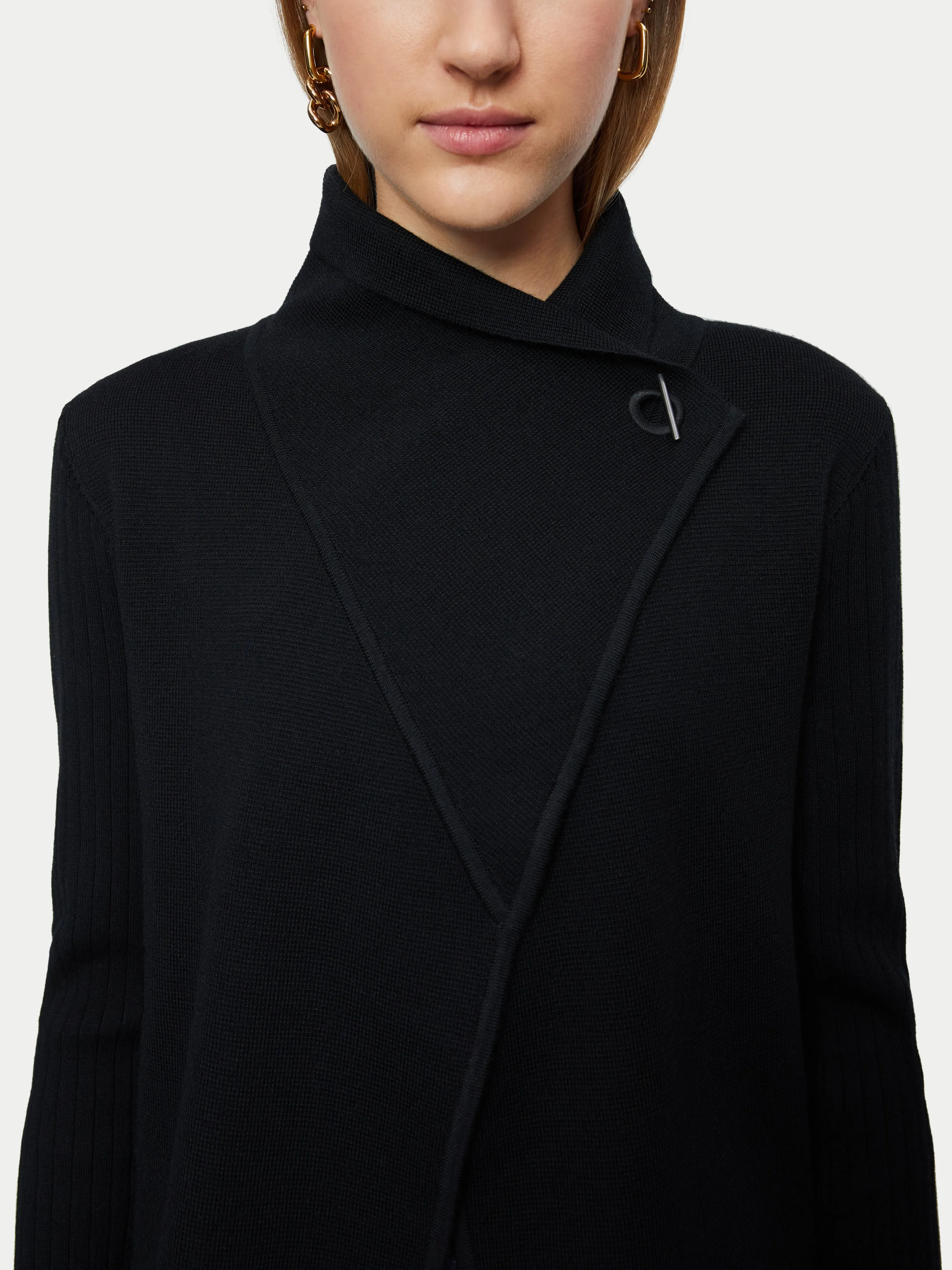 Milano Ring Short Cardigan | Black sold by Jigsaw product image thumbnail 2