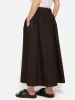 Cotton Poplin Skirt | Brown sold by Jigsaw