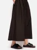 Cotton Poplin Skirt | Brown sold by Jigsaw