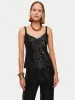 Sequin Cami | Black sold by Jigsaw