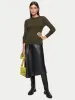 Cloud Cashmere Crew Jumper | Dark Khaki sold by Jigsaw