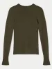Cloud Cashmere Crew Jumper | Dark Khaki sold by Jigsaw