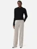 Velvet Wide Leg Trouser | Grey sold by Jigsaw