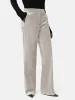 Velvet Wide Leg Trouser | Grey sold by Jigsaw