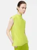 Silk Habotai Cowl Neck Top | Yellow sold by Jigsaw