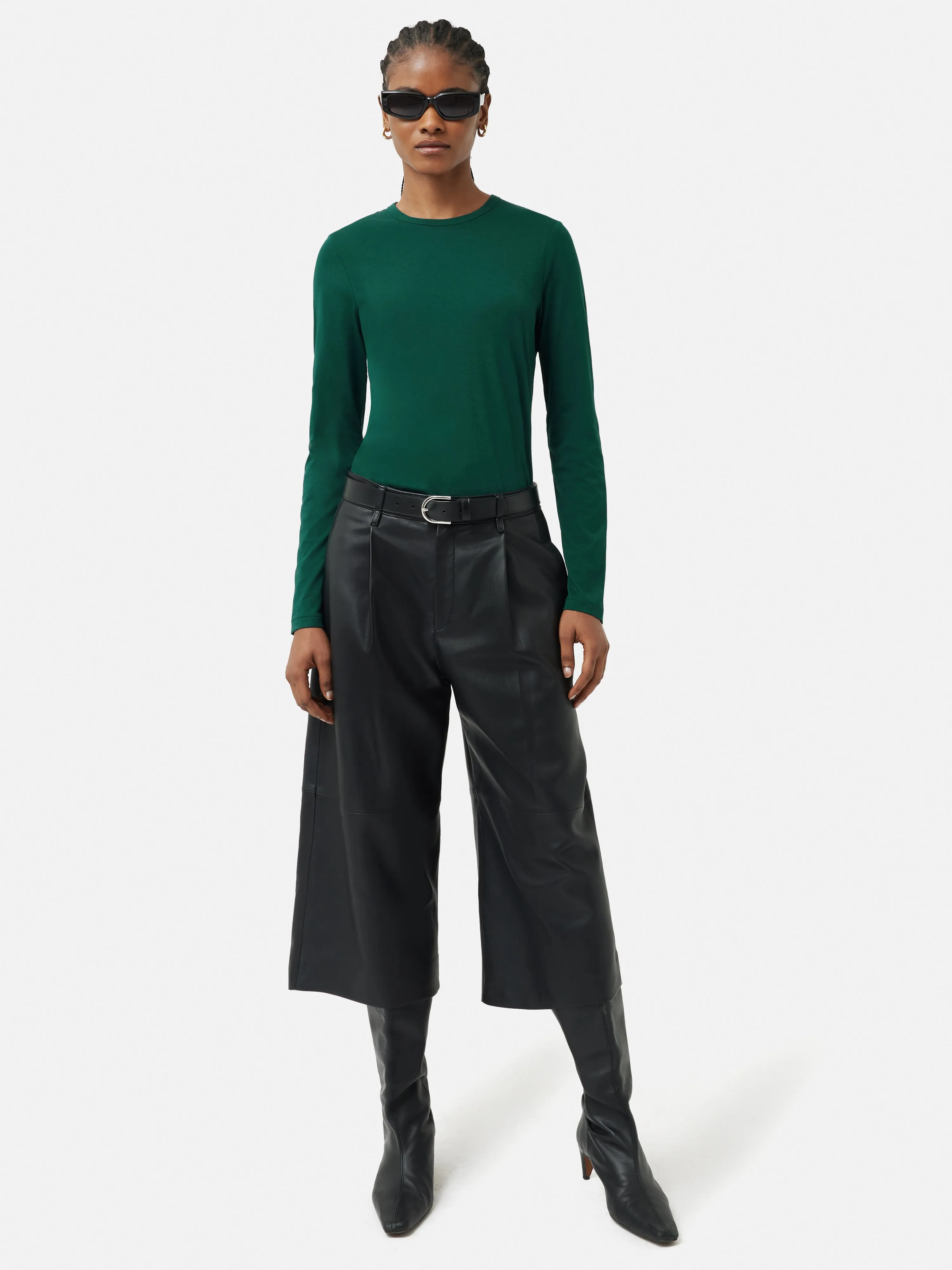 Supima Cotton Long Sleeve Tee | Nordic Pine sold by Jigsaw product image thumbnail 4