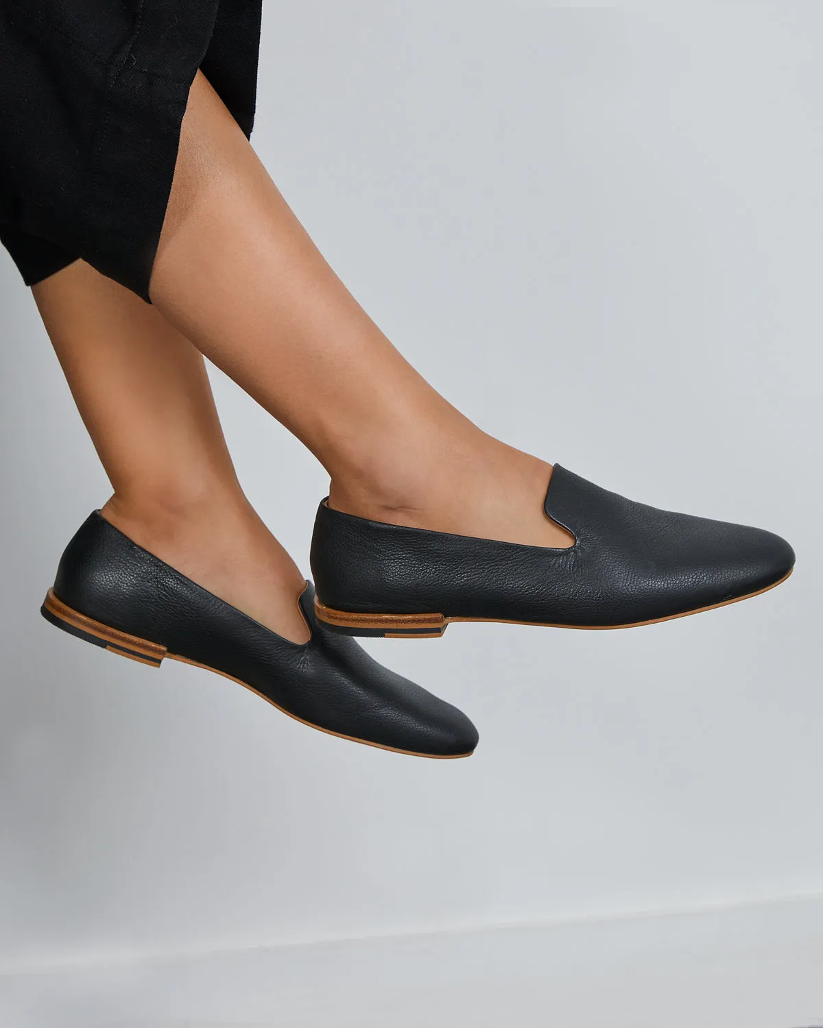 Jane Soft Leather Loafers | Black sold by Jigsaw product image thumbnail 3