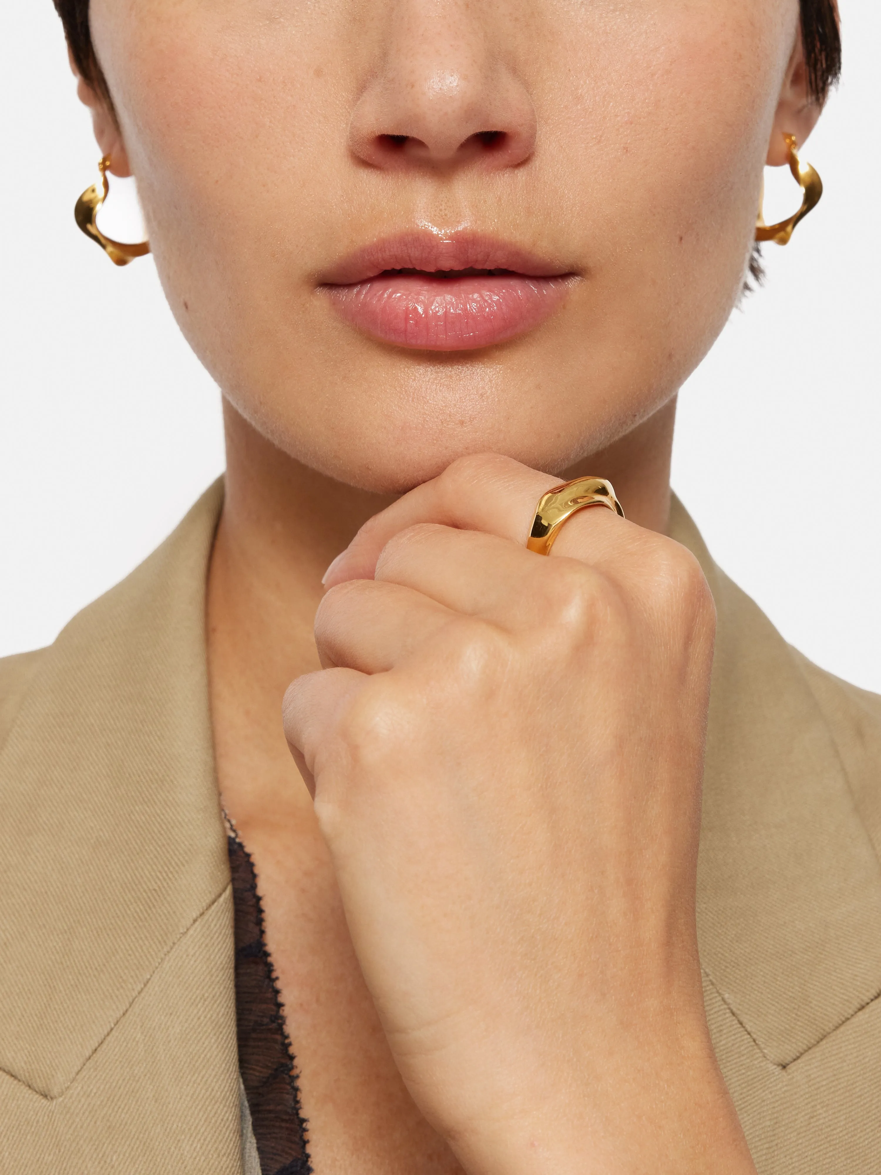 Twisted Metal Ring | Gold sold by Jigsaw product image thumbnail 2