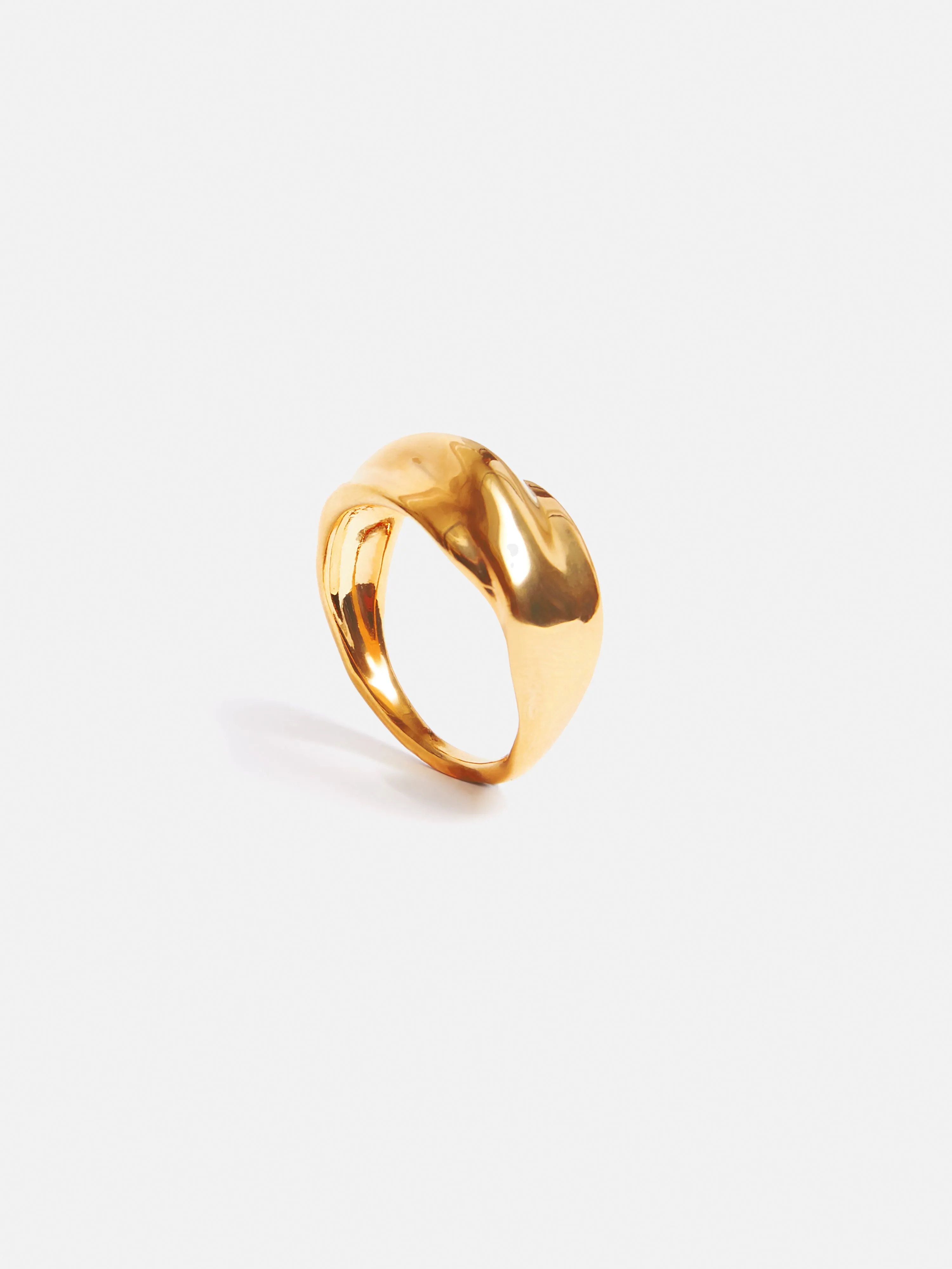 Twisted Metal Ring | Gold sold by Jigsaw