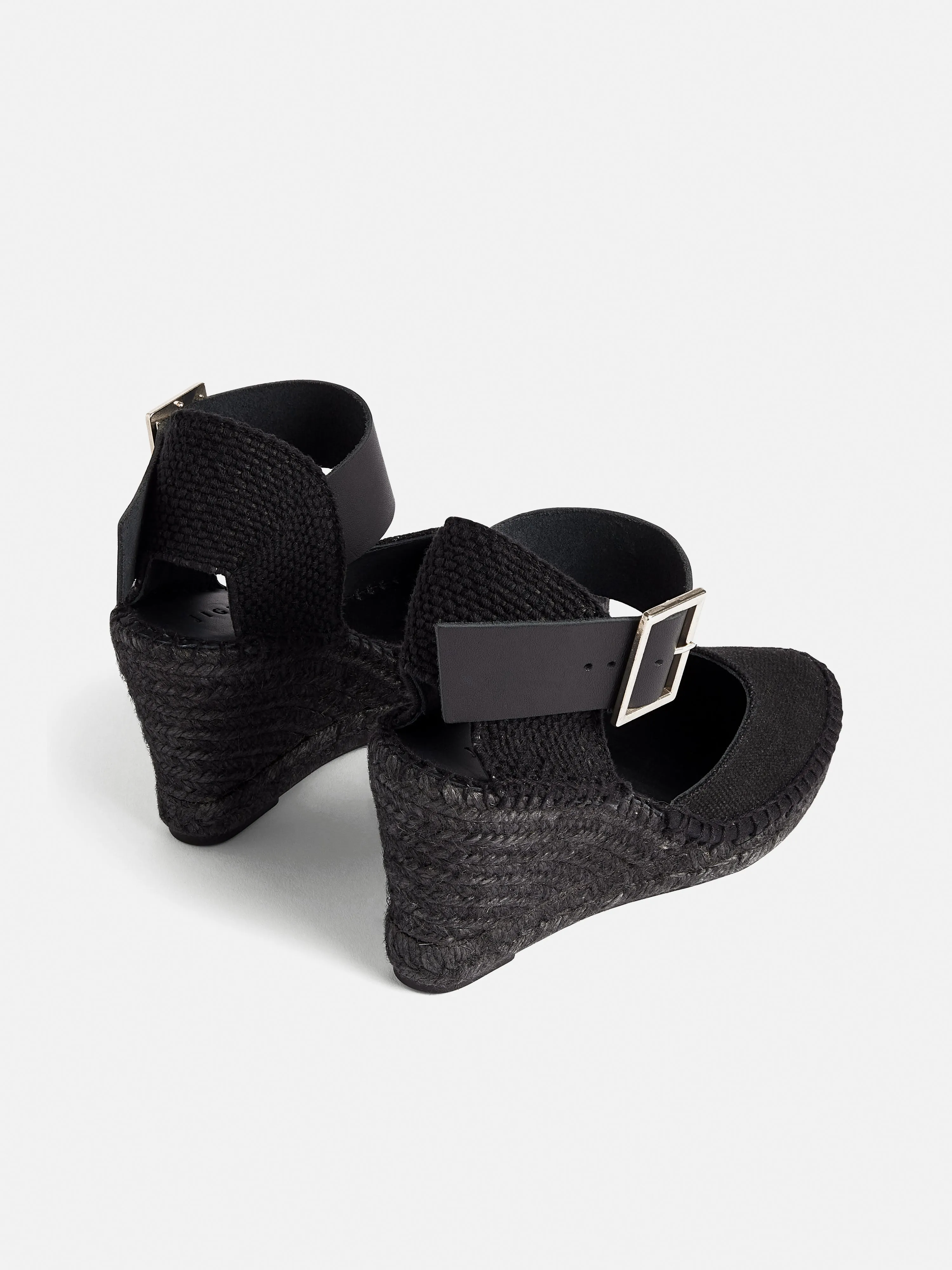 Dorset Wedge Espadrille | Black sold by Jigsaw product image thumbnail 4