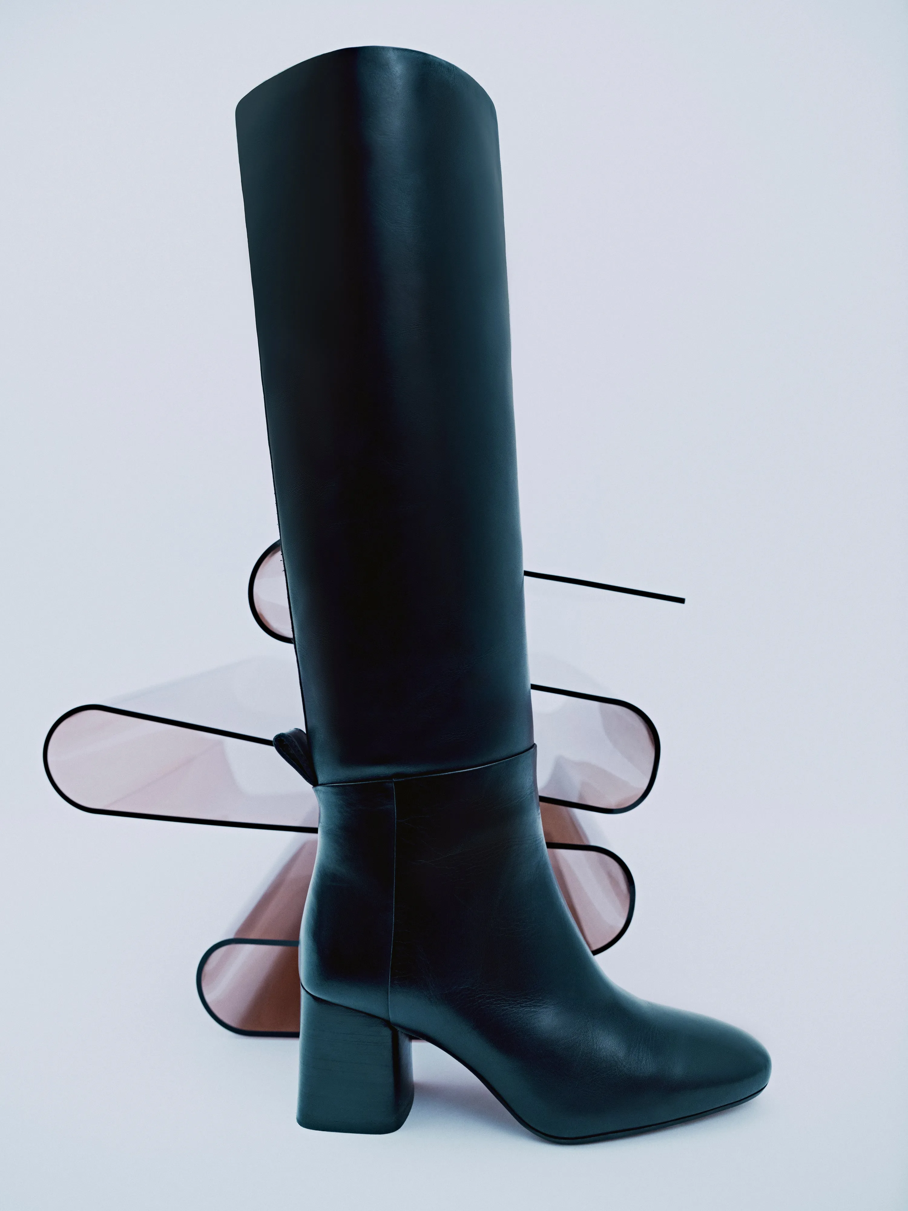 Heeled Riding Boot | Black sold by Jigsaw product image thumbnail 2