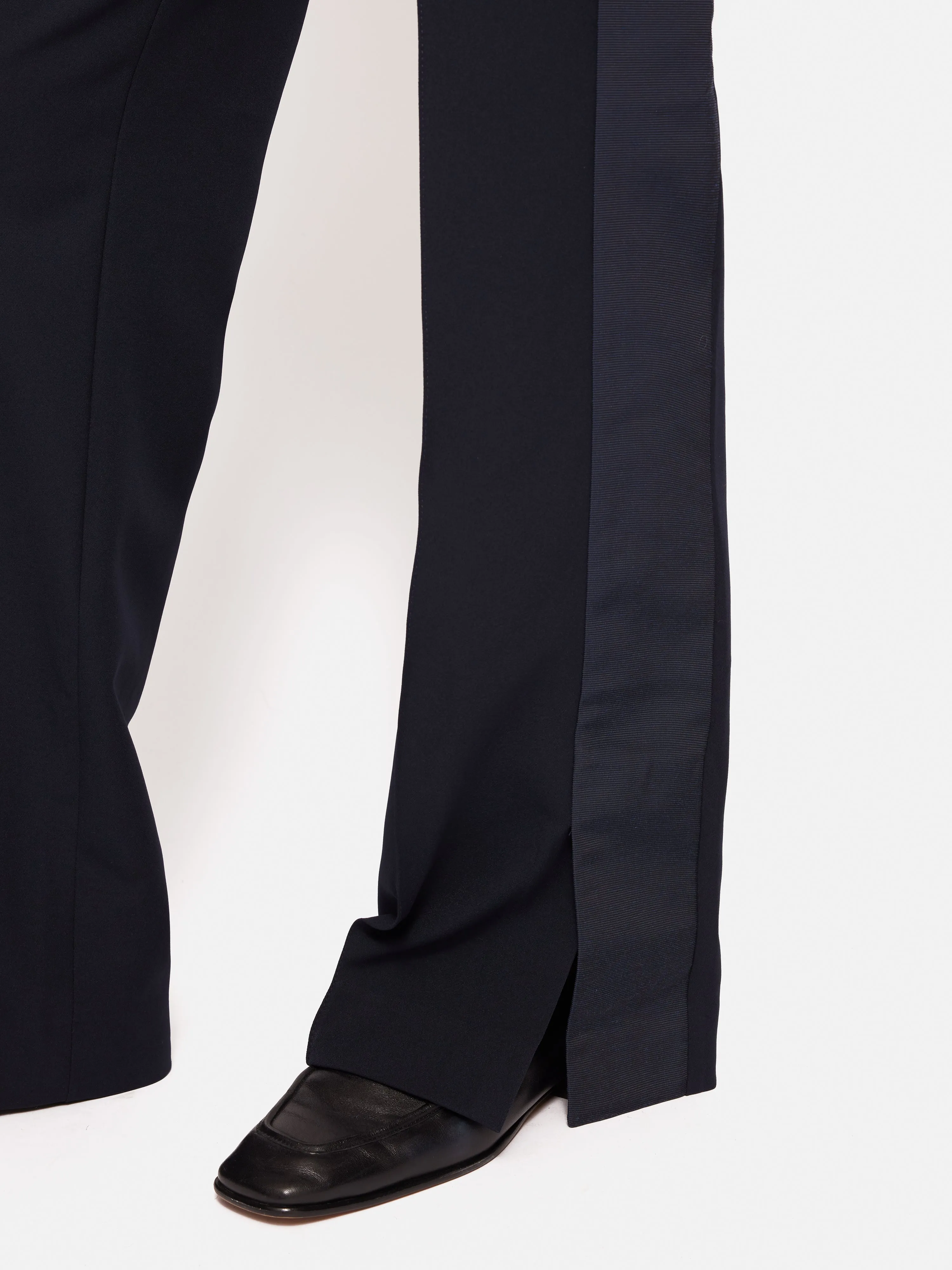 Crepe Split Hem Jogger | Navy sold by Jigsaw product image thumbnail 2