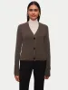 Merino Cashmere Cardigan | Grey sold by Jigsaw