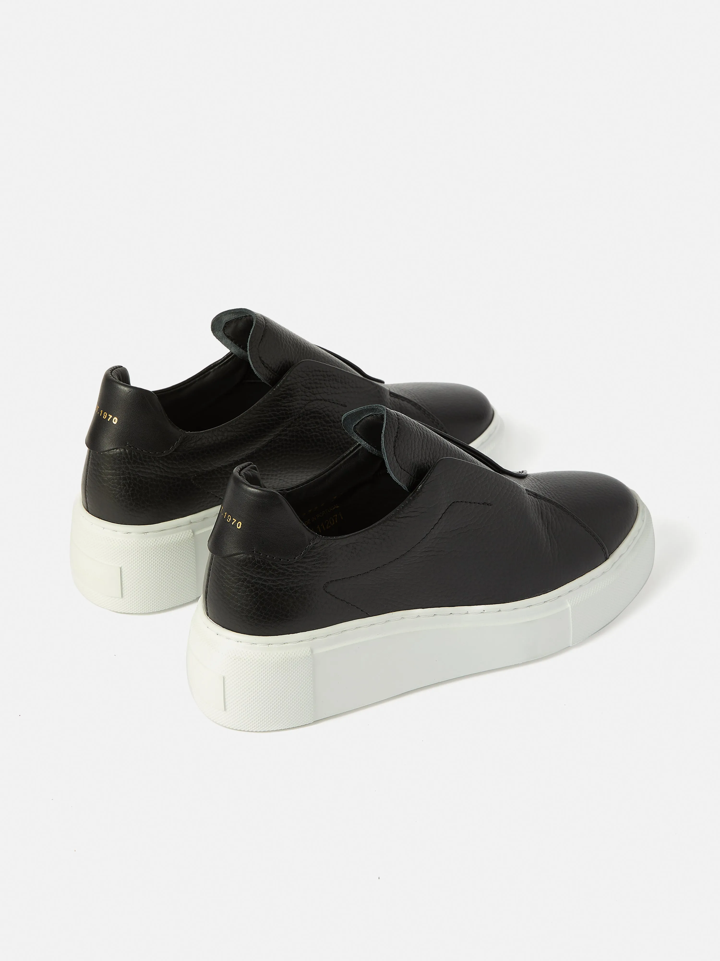 Hicote Leather Slip On Trainer | Black sold by Jigsaw product image thumbnail 2