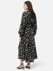 Cotton Floral Belted Dress | Black sold by Jigsaw
