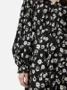 Cotton Floral Belted Dress | Black sold by Jigsaw