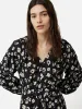 Cotton Floral Belted Dress | Black sold by Jigsaw