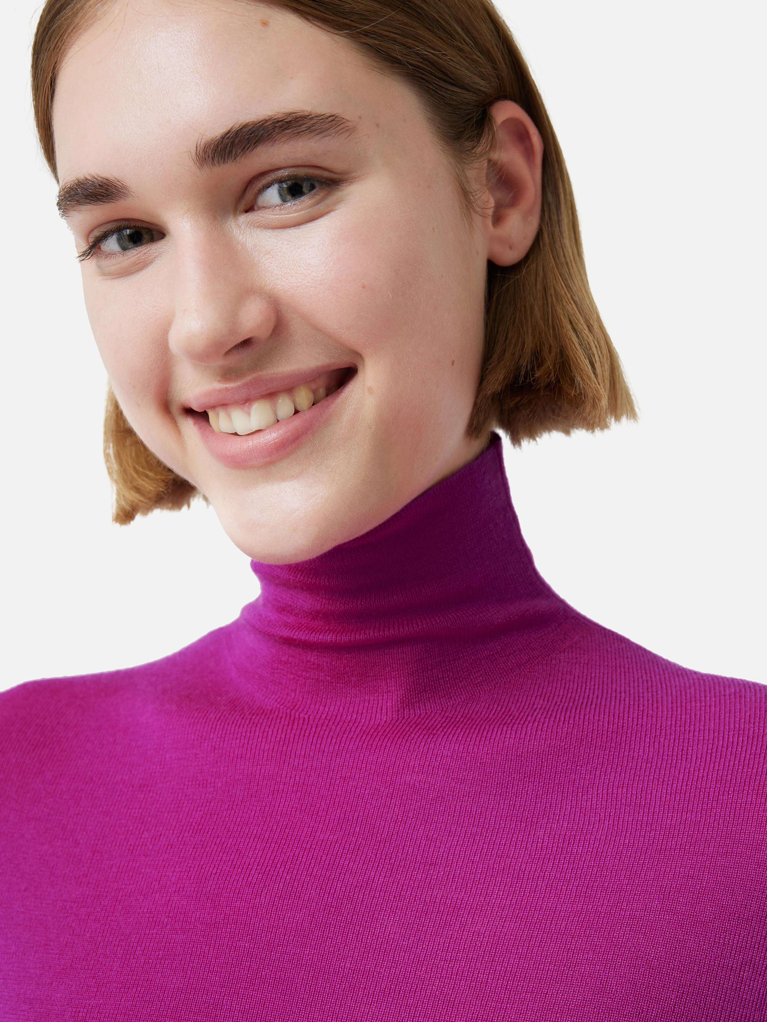Superfine Merino Jumper | Pink sold by Jigsaw product image thumbnail 2