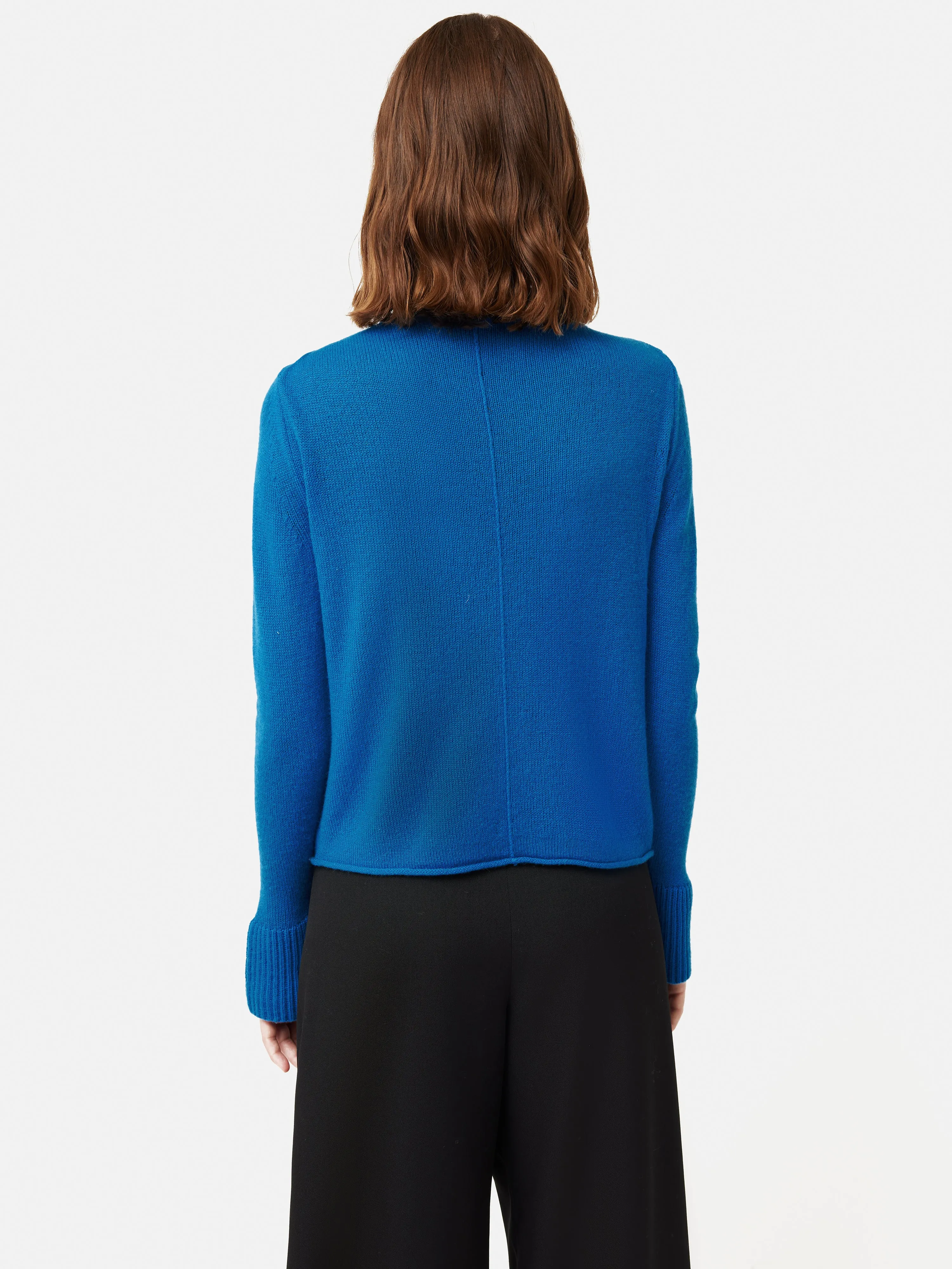 Cloud Cashmere Eldon Jumper | Blue sold by Jigsaw product image thumbnail 5