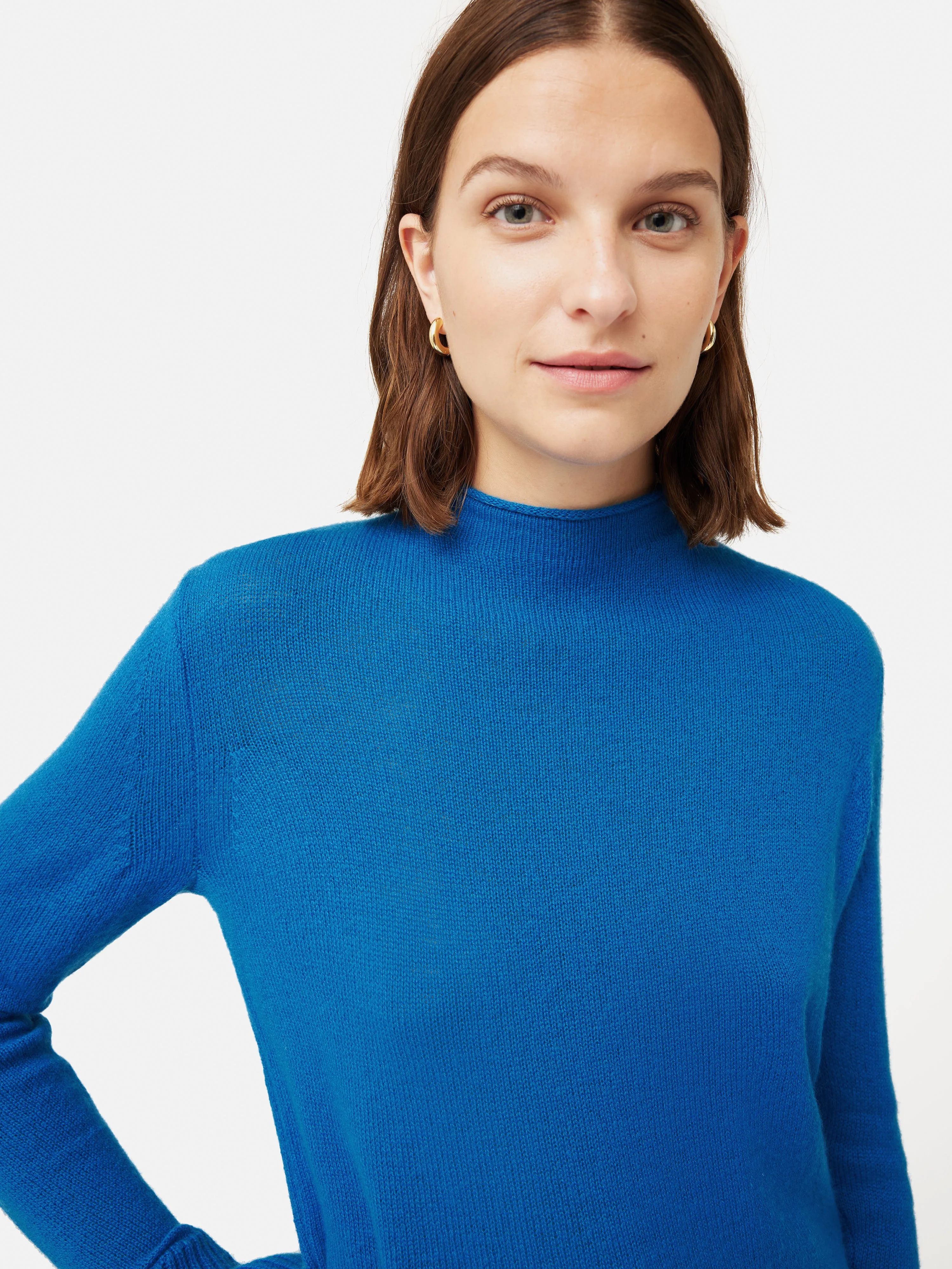 Cloud Cashmere Eldon Jumper | Blue sold by Jigsaw product image thumbnail 2