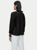 Light Linen Smocked Detail Top | Black sold by Jigsaw