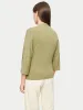 Jersey Wrap Kimono Sleeve Top | Green sold by Jigsaw
