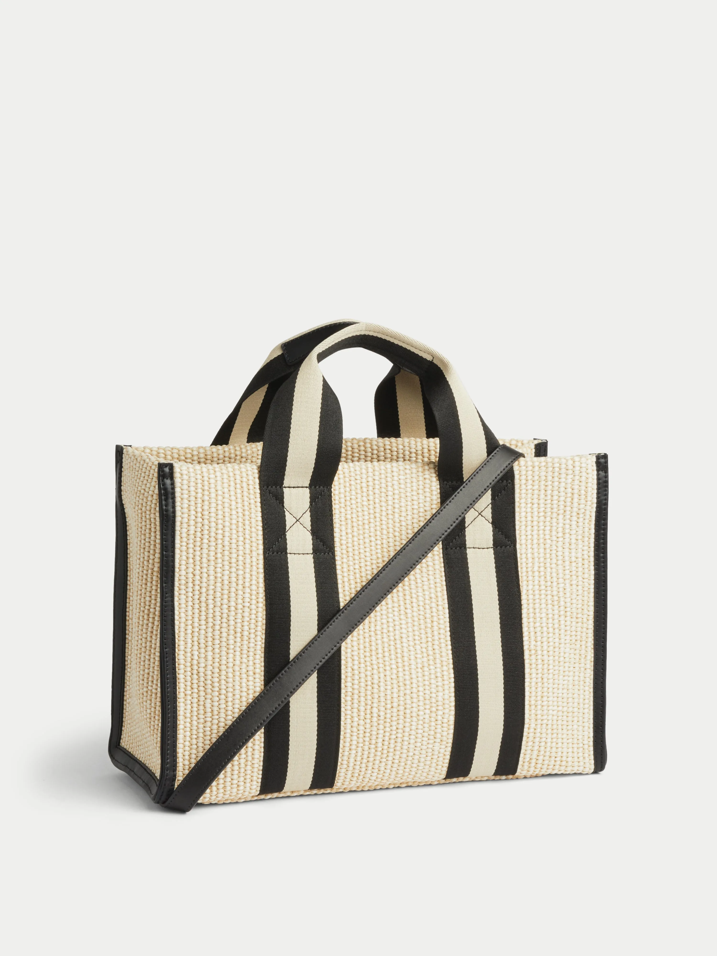 Athena Woven Tote | Cream sold by Jigsaw product image thumbnail 2