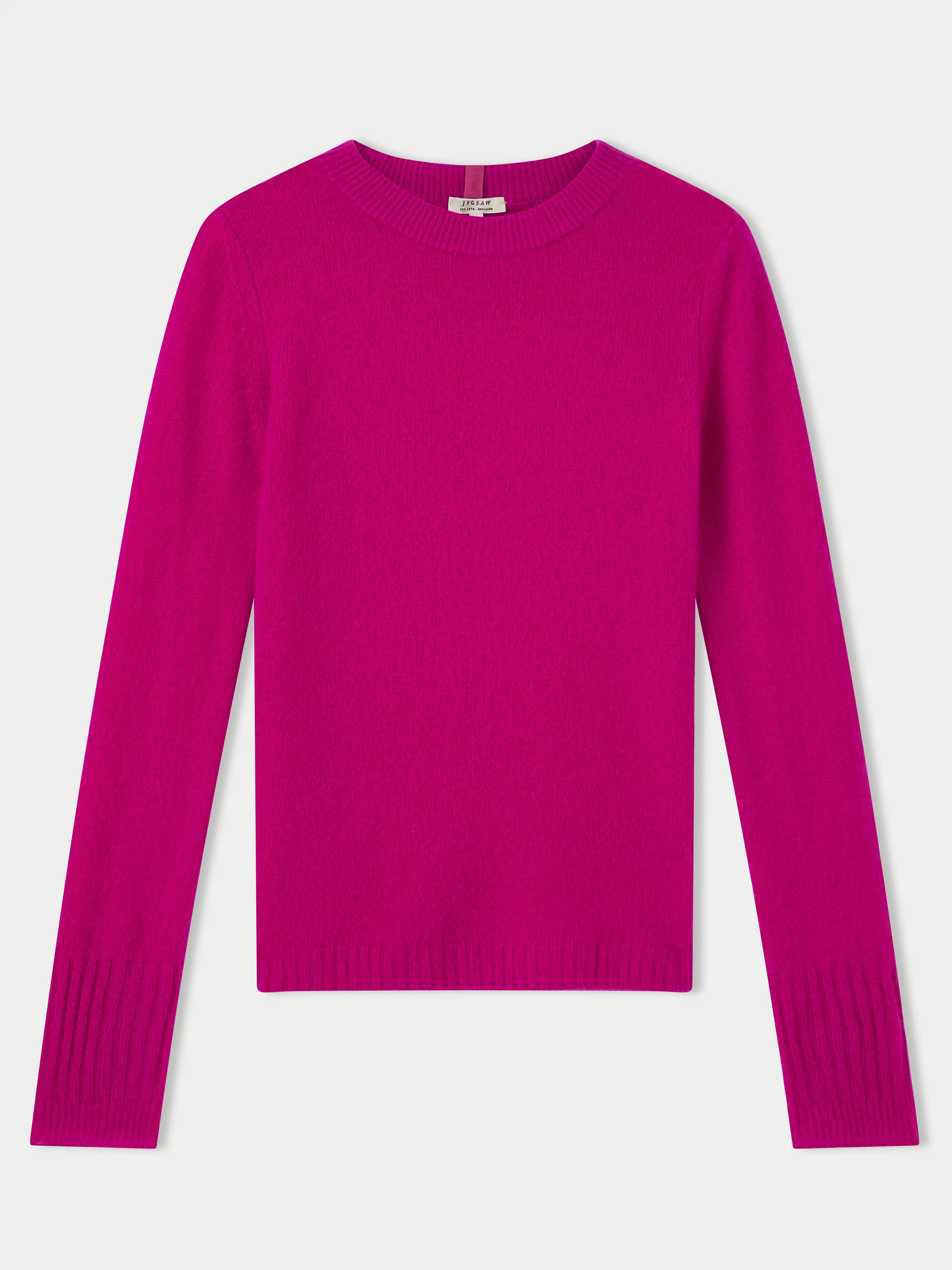 Cloud Cashmere Crew Jumper | Pink sold by Jigsaw product image thumbnail 5