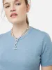 Cotton Luxe Short Sleeve Tee | Suit Blue sold by Jigsaw