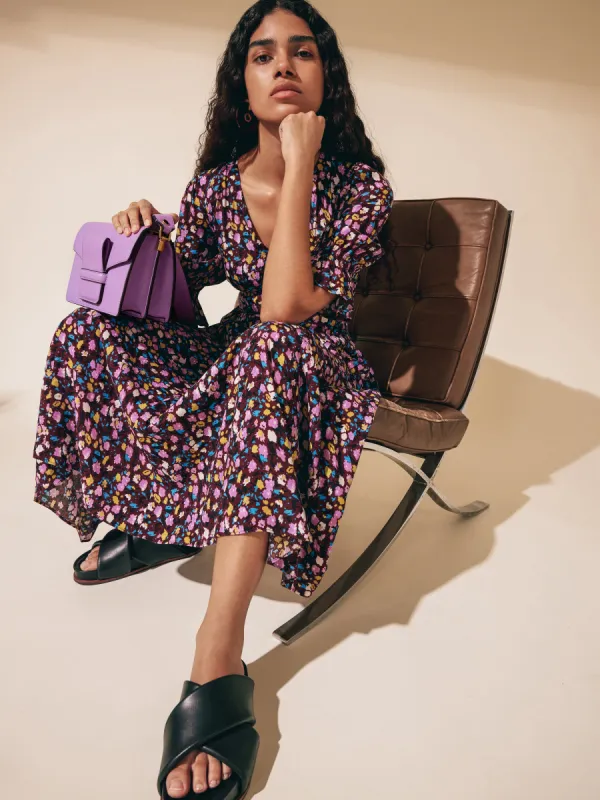 Carnation Midi Dress | Purple sold by Jigsaw