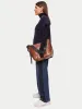 Zoey Buckle Patent Tote | Tan sold by Jigsaw