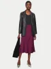 Satin Bias Midi Slip Skirt | Grape Purple sold by Jigsaw