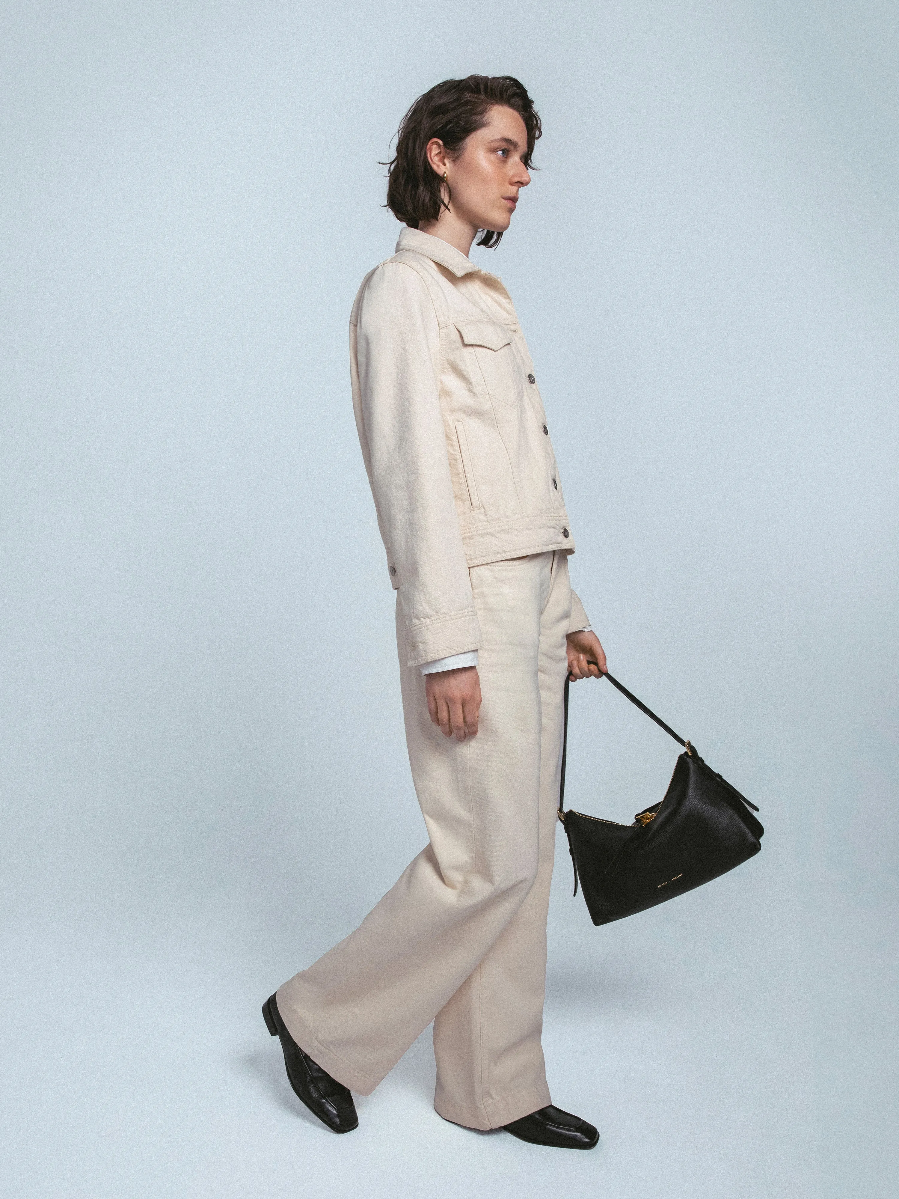 Beck Tailored Jean | Ecru sold by Jigsaw product image thumbnail 2