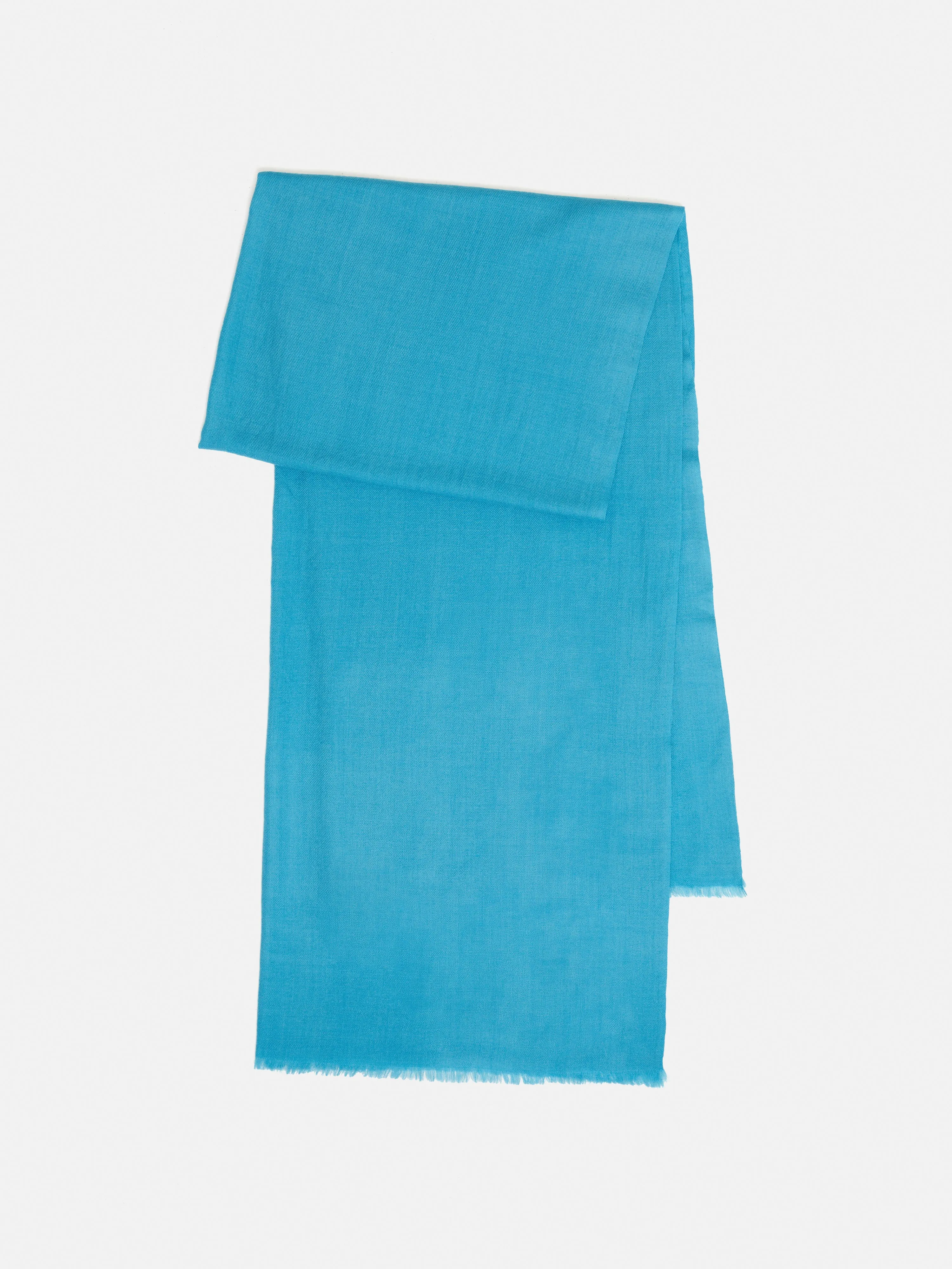 Wool Silk Pashmina | Blue sold by Jigsaw