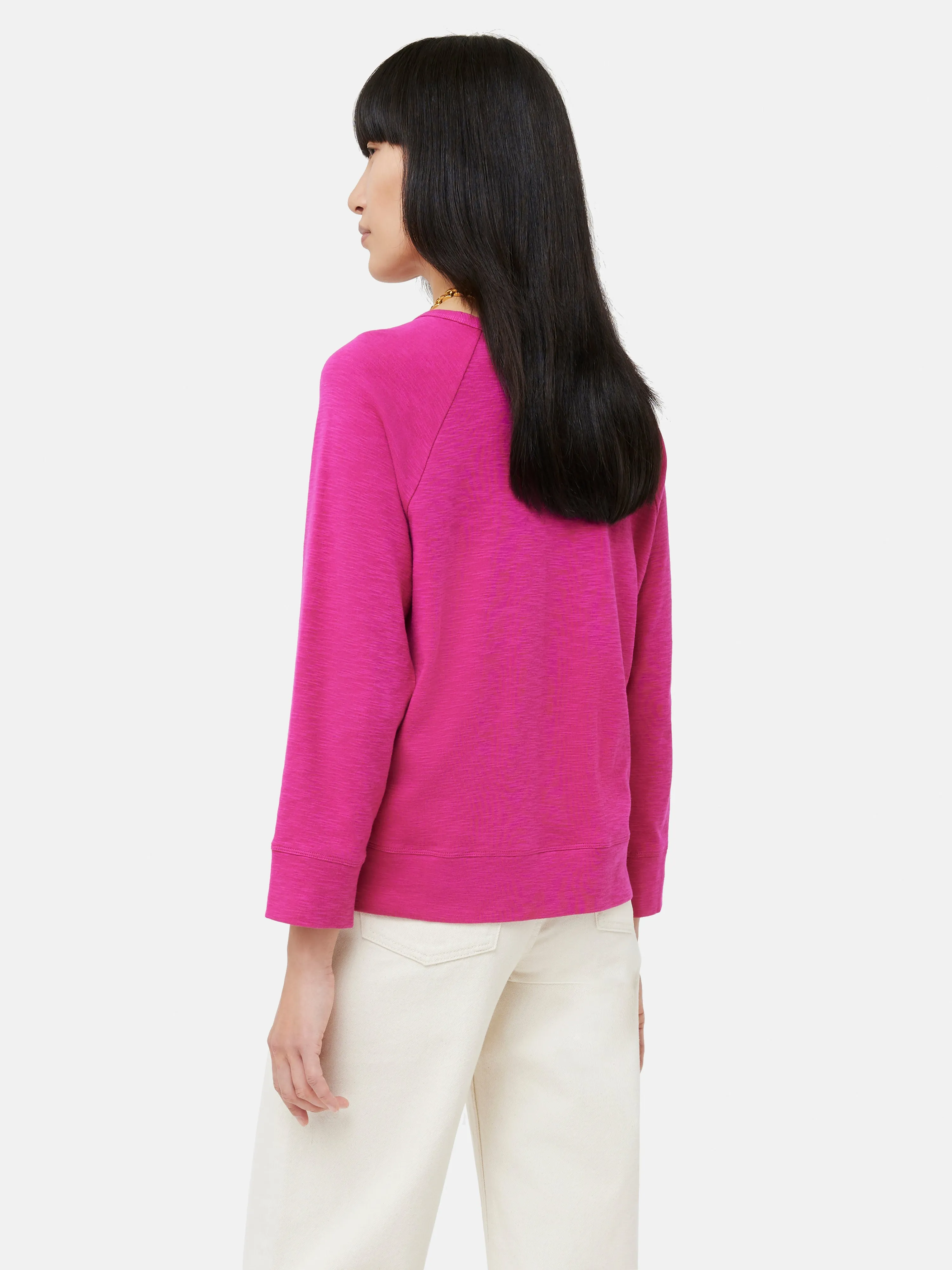 Cotton Luxe Raglan Tee | Pink sold by Jigsaw product image thumbnail 5