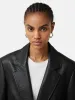 Tailored Leather Blazer | Black sold by Jigsaw