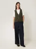 Pure Cotton Knitted Waistcoat | Khaki sold by Jigsaw